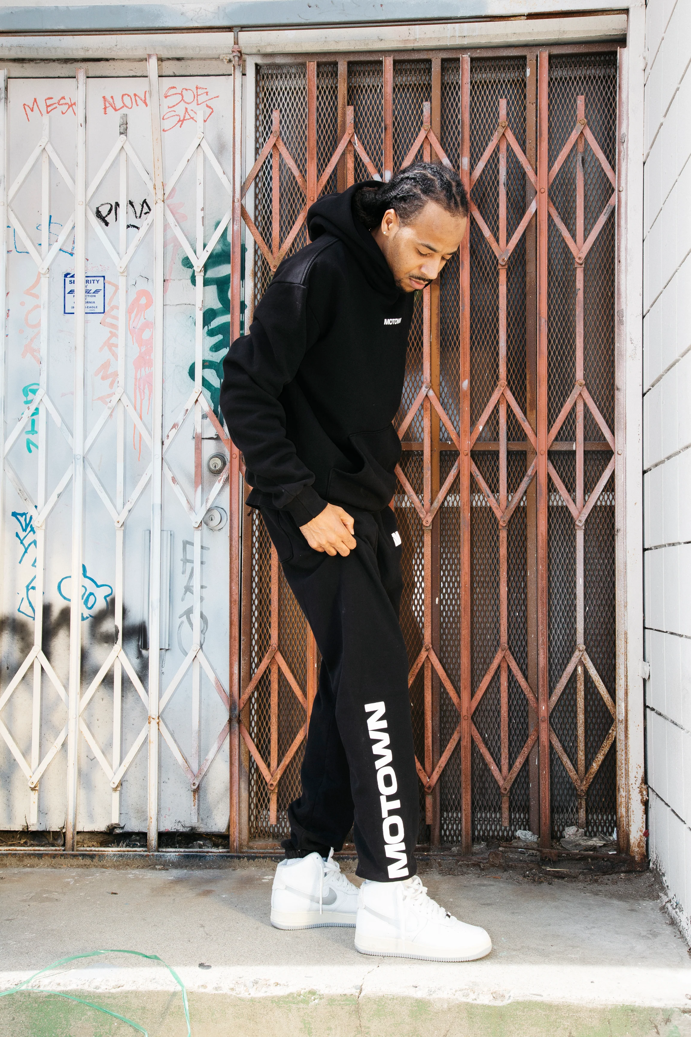 Black Motown Essentials Hoodie - Image 4