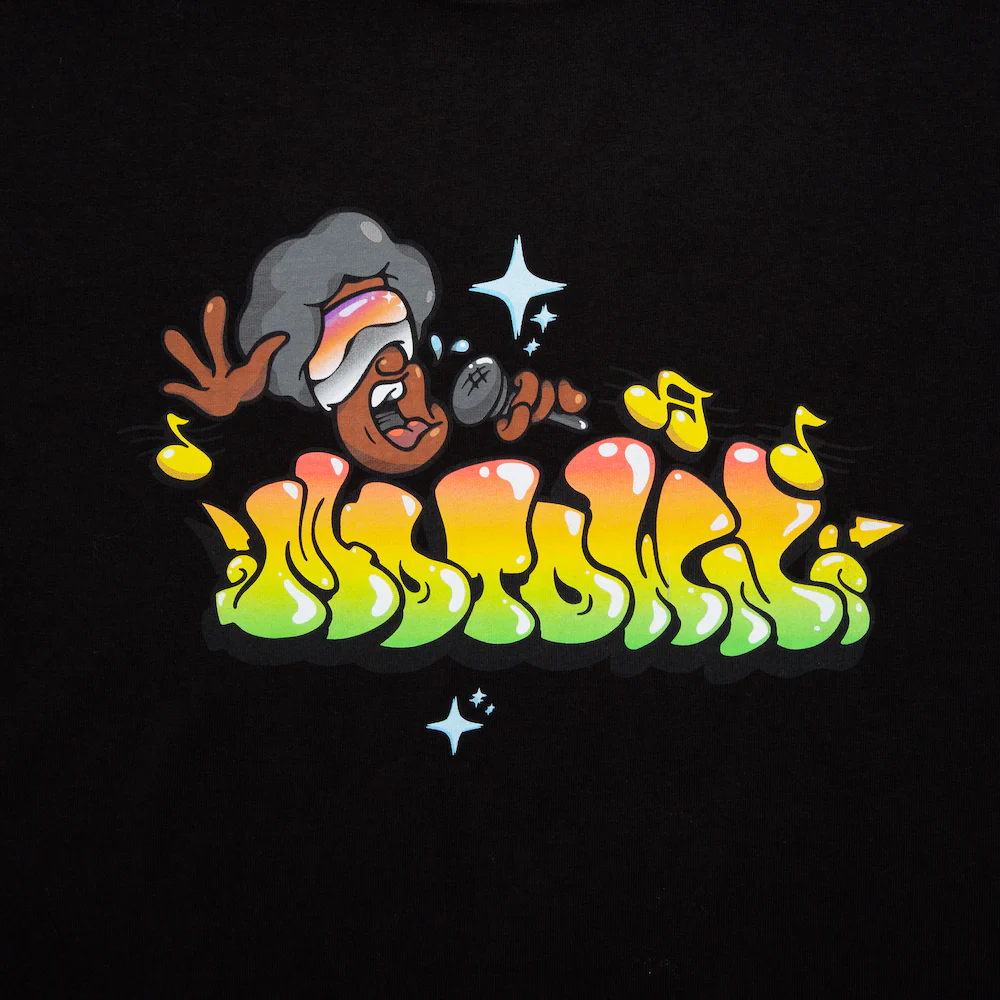 Black "Post" Motown Tee - Image 2