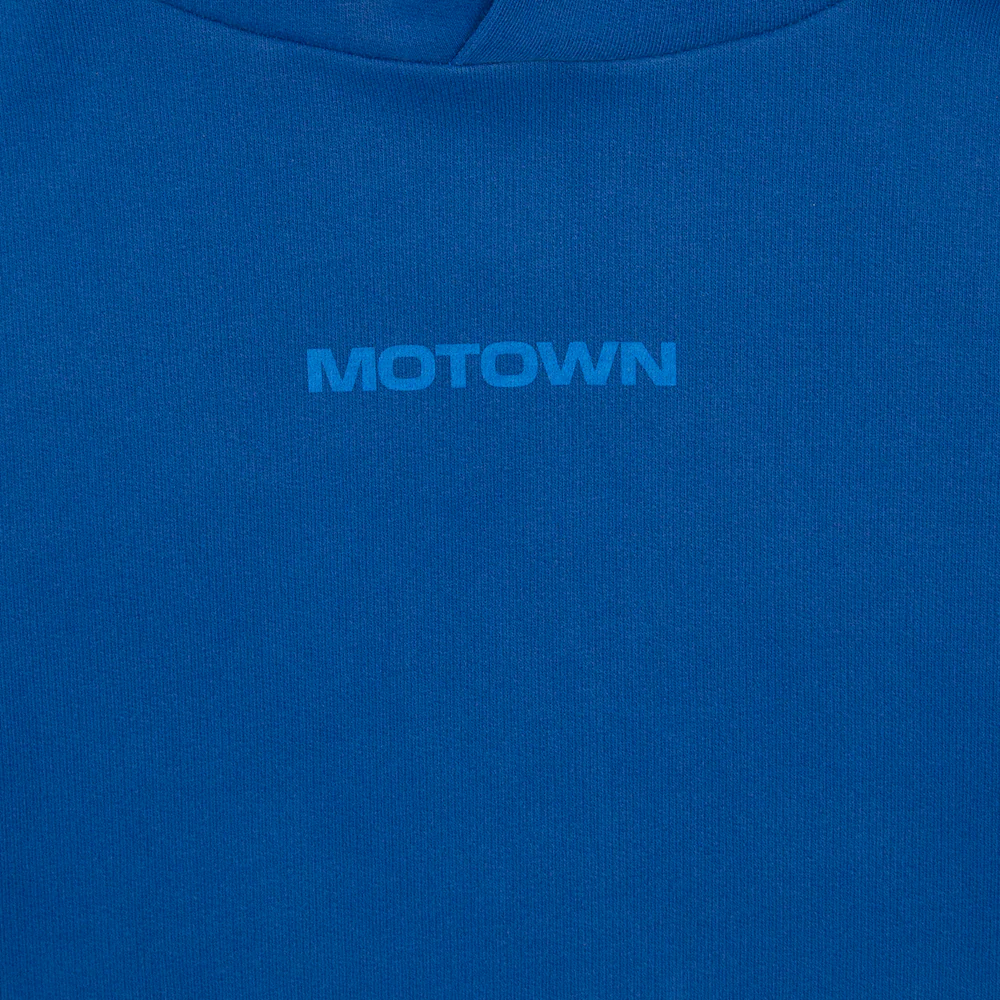 Blue Motown Essentials Hoodie - Image 3