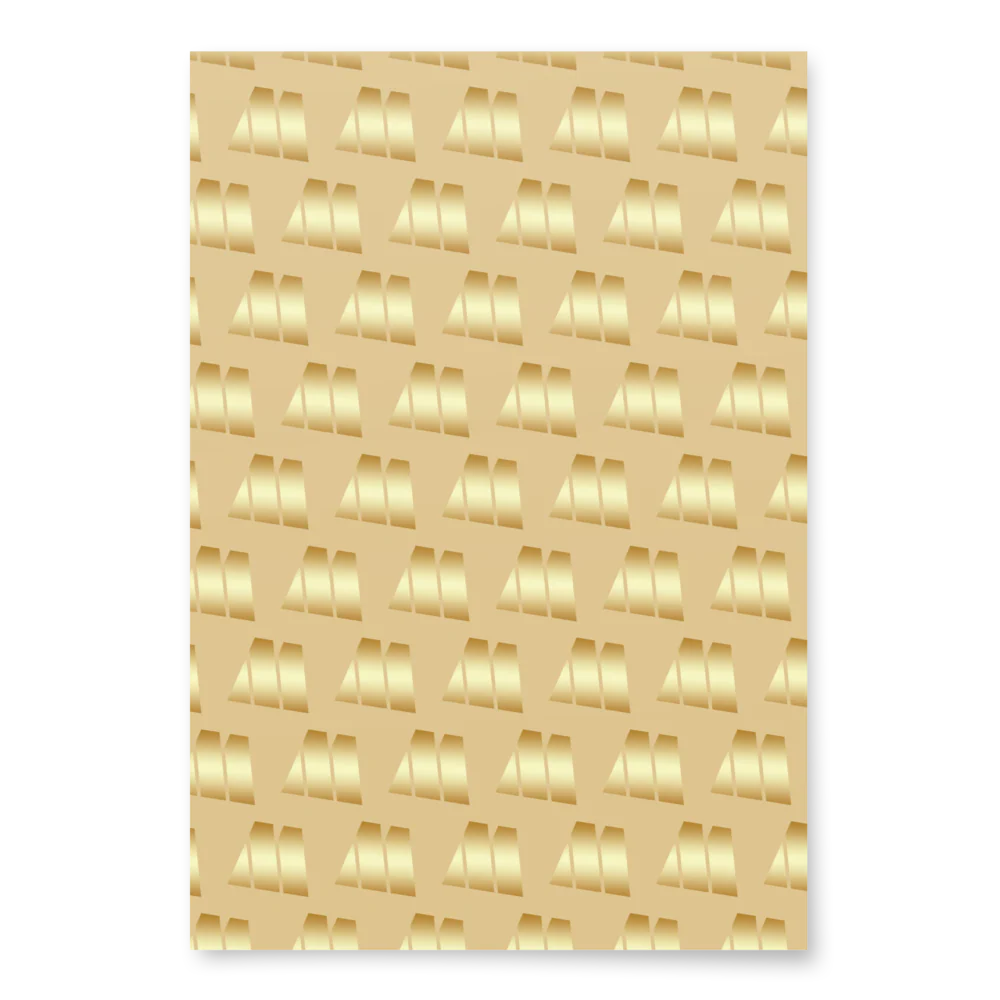 Gold Logo Wrapping Paper