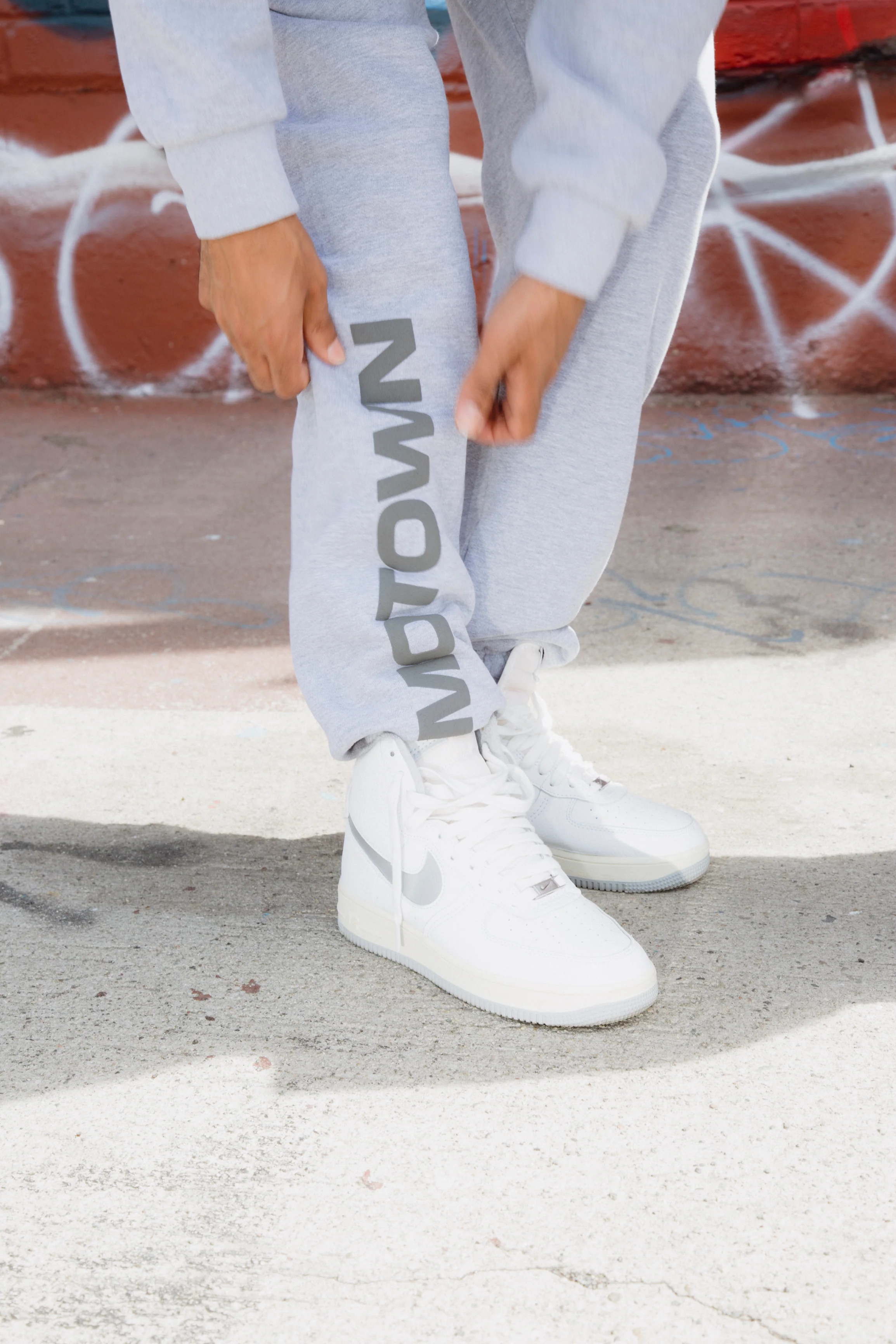 Grey Motown Essentials Sweatpants - Image 4