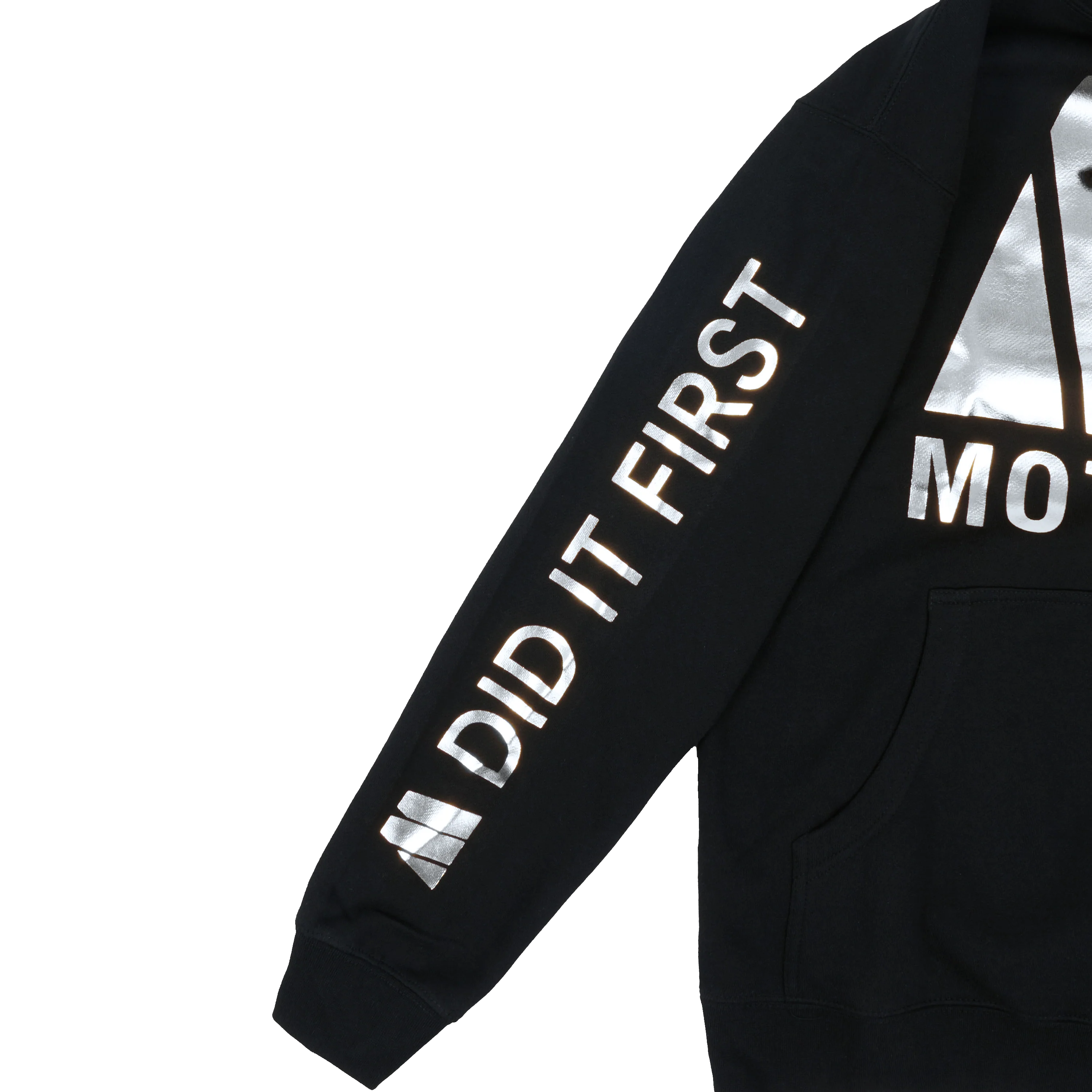 Motown Silver Foil Hoodie - Image 2