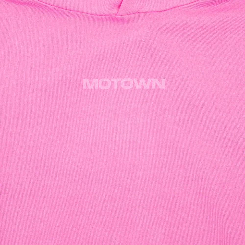 Pink Motown Essentials Hoodie - Image 3