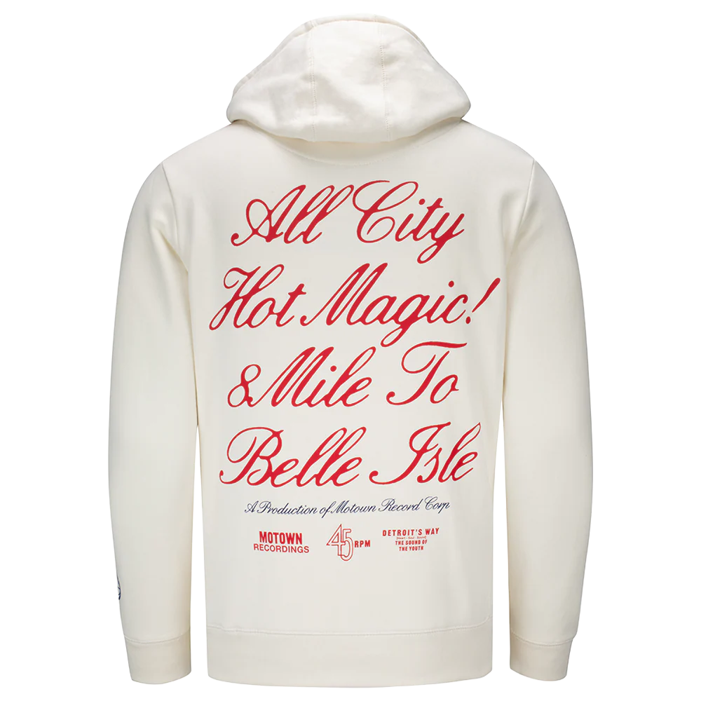 Pistons x Motown All City Hot Magic Cream Hoodie - Image 4