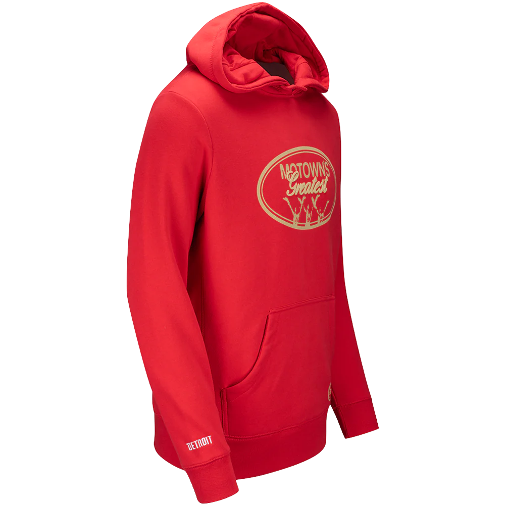 Pistons x Motown’s Greatest Red Hoodie - Image 3